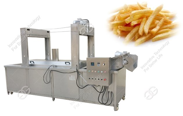 french fries deep frying machine