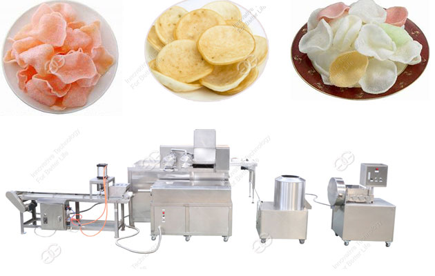 Commercial Prawn Crackers Processing Line|Shrimp Chips Production Line Price