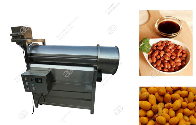 300 Kg/h Peanut Seasoning Machine|Groundnut Flavoring Equipment