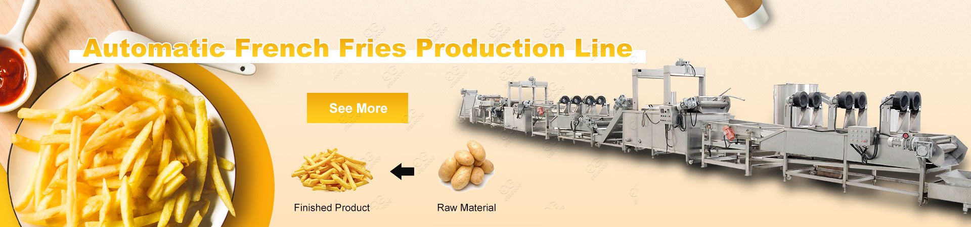 Automatic French Fries Plant