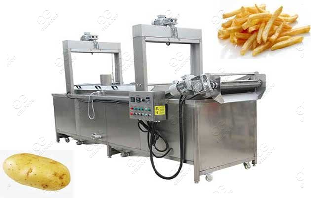 French Fries Frying Machine|Automatic French Fries Fryer Equipment