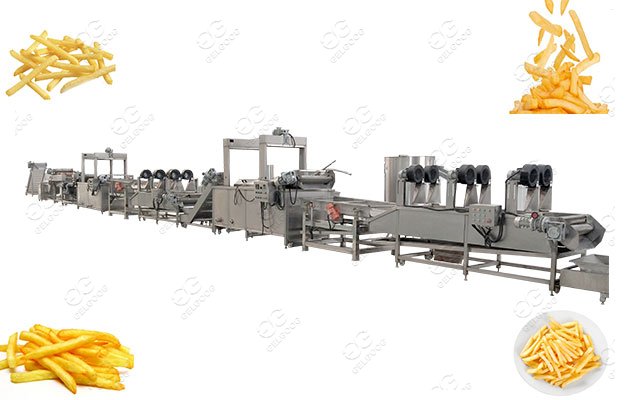 Automatic French Fries Production Line|Industrial French Fries Processing Line