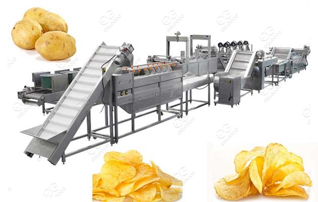  Fully Automatic Potato Chips Production Line|Potato Chips Processing Plant