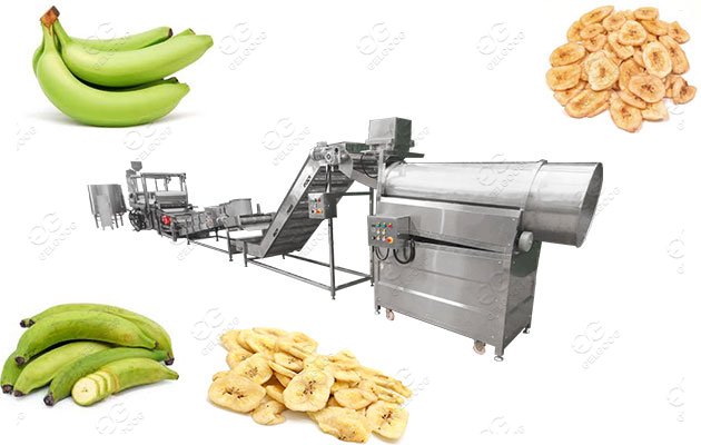 Fully Automatic Banana Chips Production Line|Plantain Chips Making Machine Manufacturer