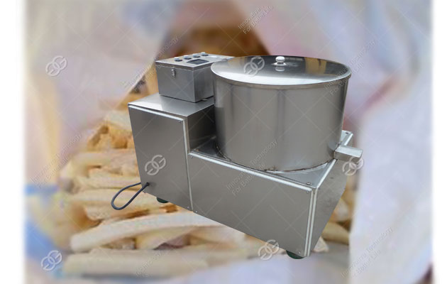french fries deoiling machine