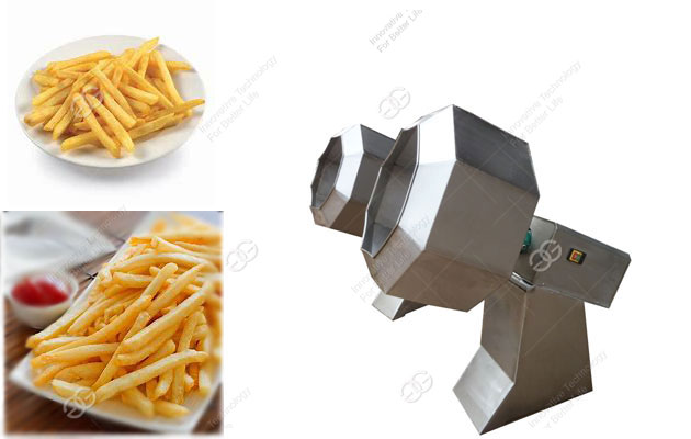 french fries seasoning machine