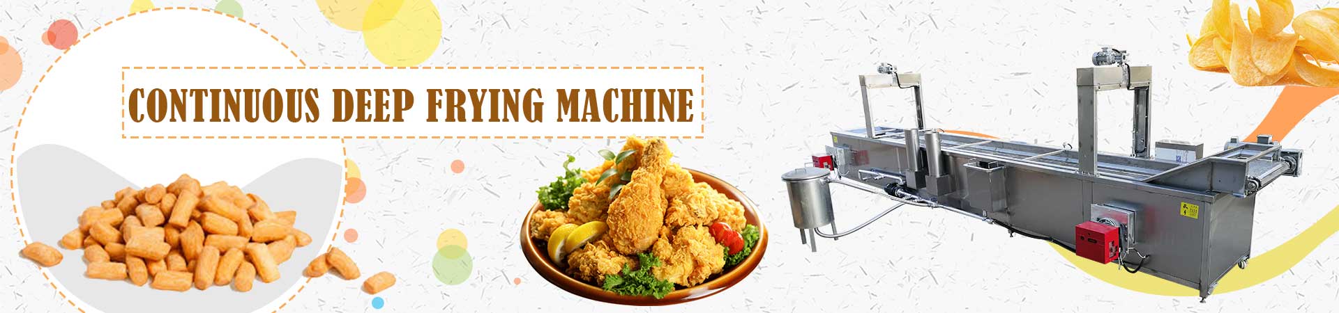 Continuous Deep Frying Machine 