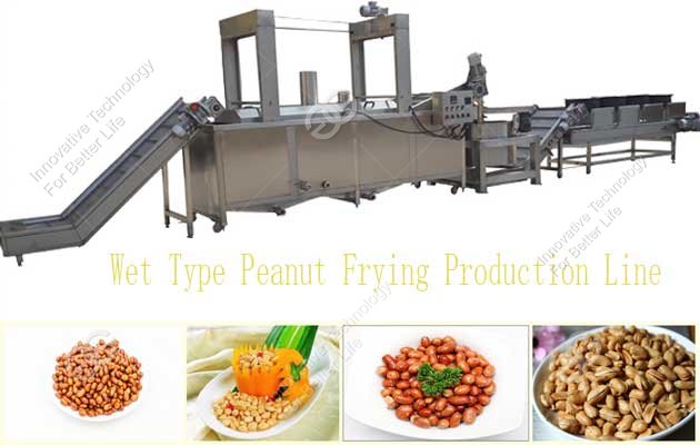 peanut frying line