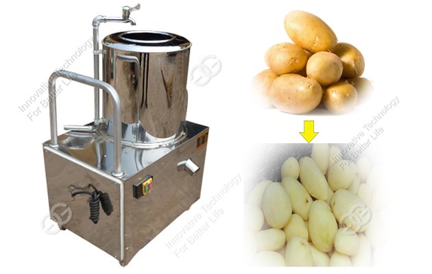 friction potato peeling machine