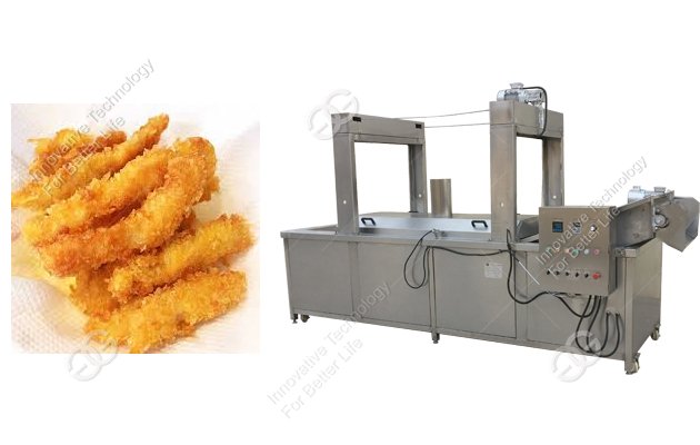 chicken nuggets frying machine