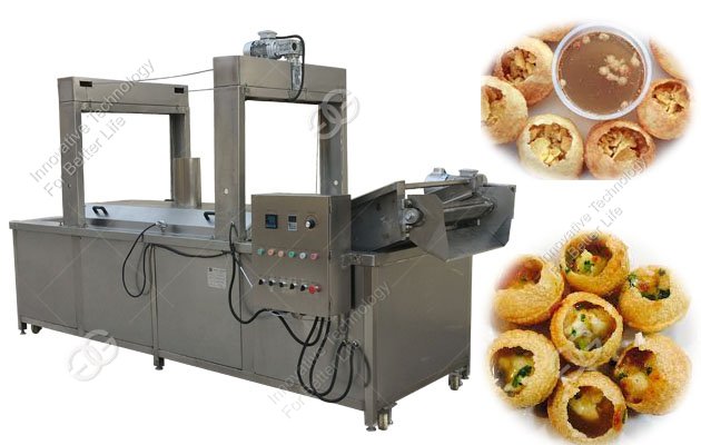 commercial pani puri frying machine