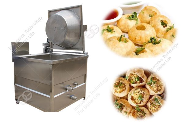 pani puri fryer machine