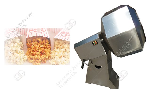 octagonal popcorn seasoning machine
