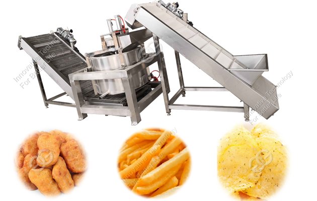 fried food deoiling machine