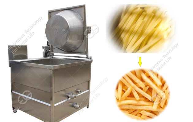 automatic finger chips frying machine