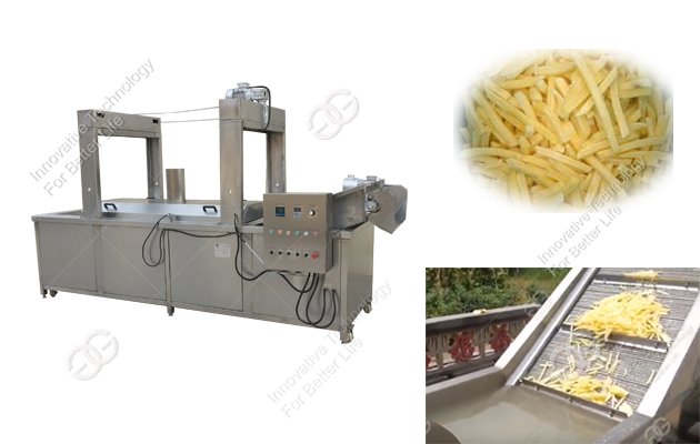 automatic french fries blanching machine