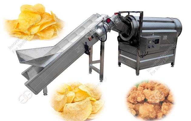 potato chips flavoring machine