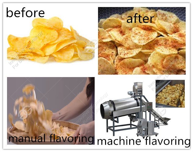 comparison of manual flavoring and machine flavoring