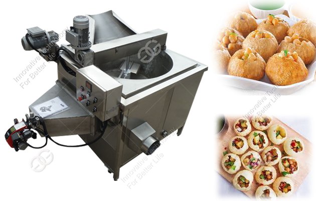 automatic pani puri frying machine