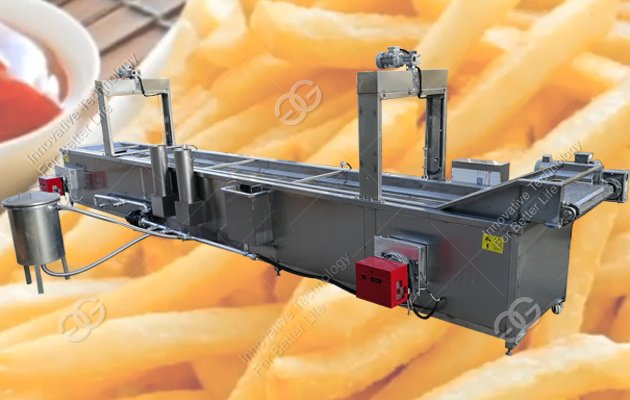 finger chips frying machine