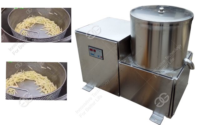 fried food oil removing machine