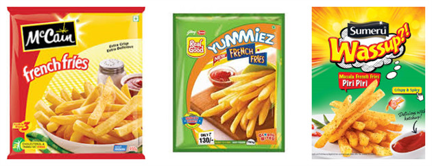 french fries brands in india