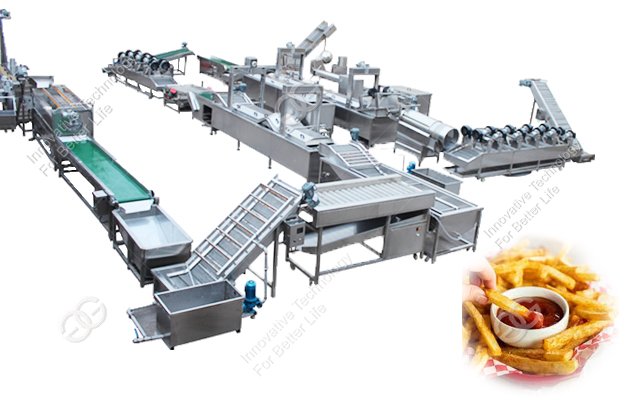 french fries manufacturing equipment