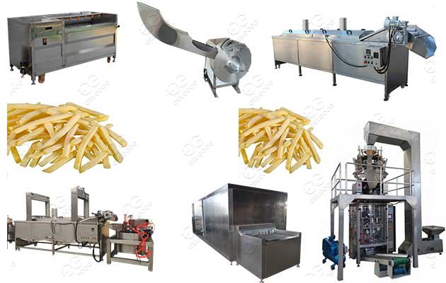 how frozen french fries are made