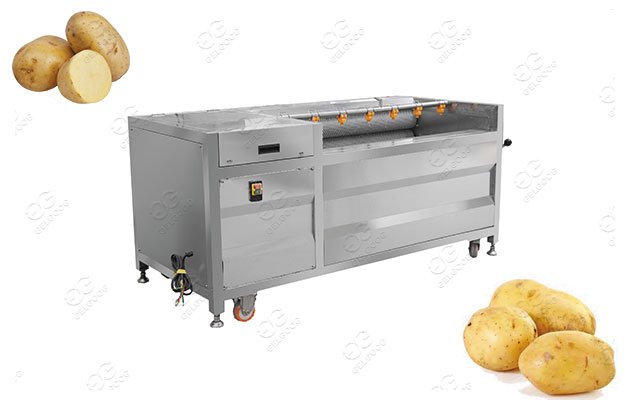 industrial potato washing and peeling machine